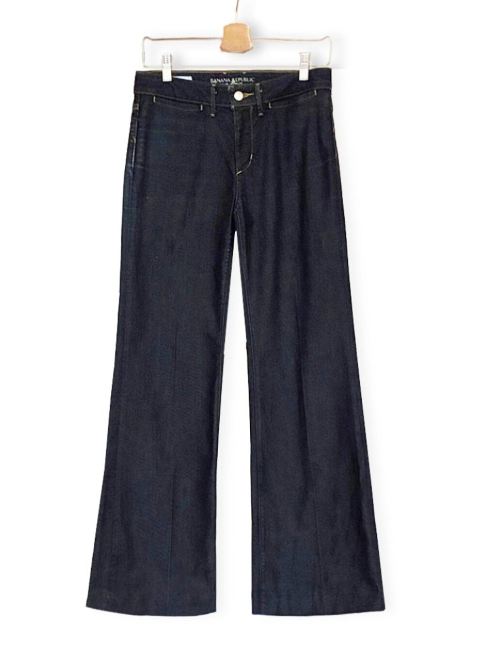 Banana Republic Dark Navy Wide-Leg Jeans